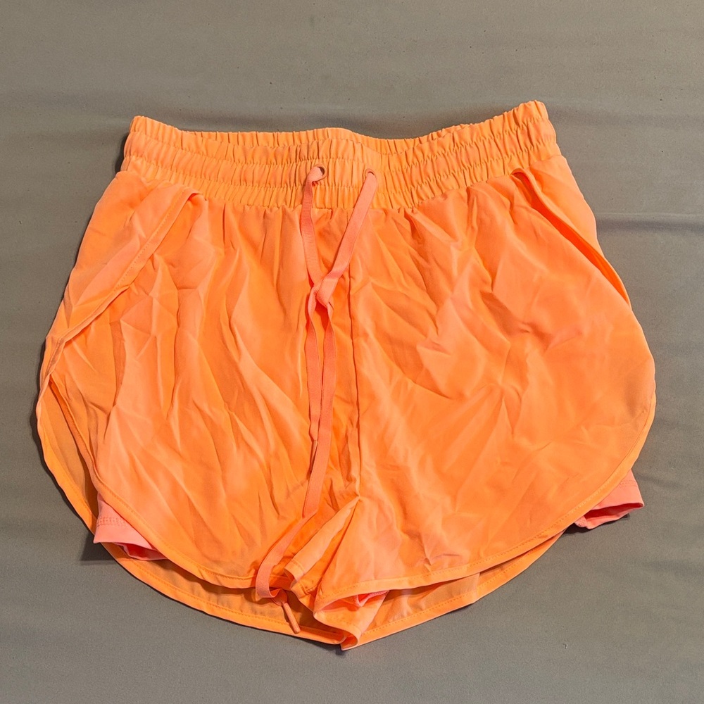BuffBunny Bright Orange Athletic Shorts